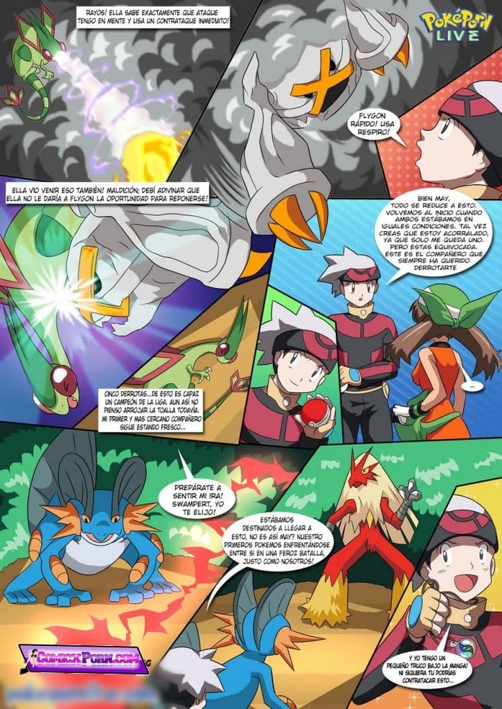 Comic Porno Pokemon Down Follando con ash y misty desnuda hentai 13