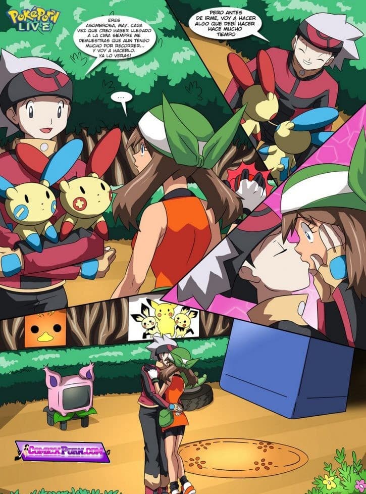 Comic Porno Pokemon Down Follando con ash y misty desnuda hentai 16