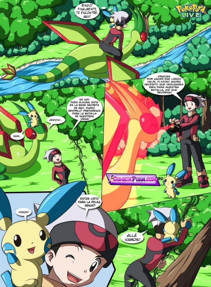 Comic Porno Pokemon Down Follando con ash y misty desnuda hentai 2