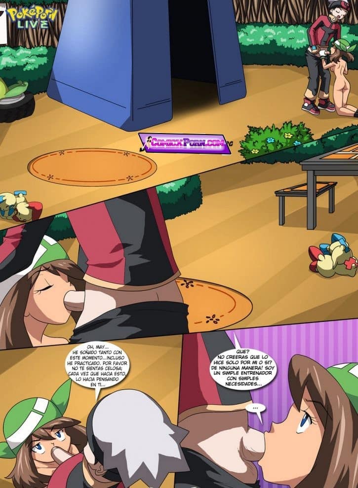 Comic Porno Pokemon Down Follando con ash y misty desnuda hentai 20