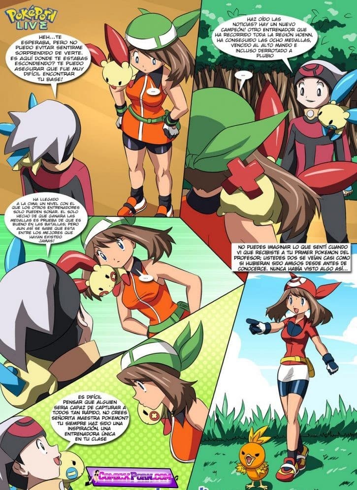 Comic Porno Pokemon Down Follando con ash y misty desnuda hentai 6