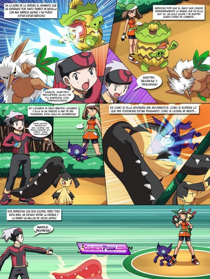 Comic Porno Pokemon Down Follando con ash y misty desnuda hentai 9