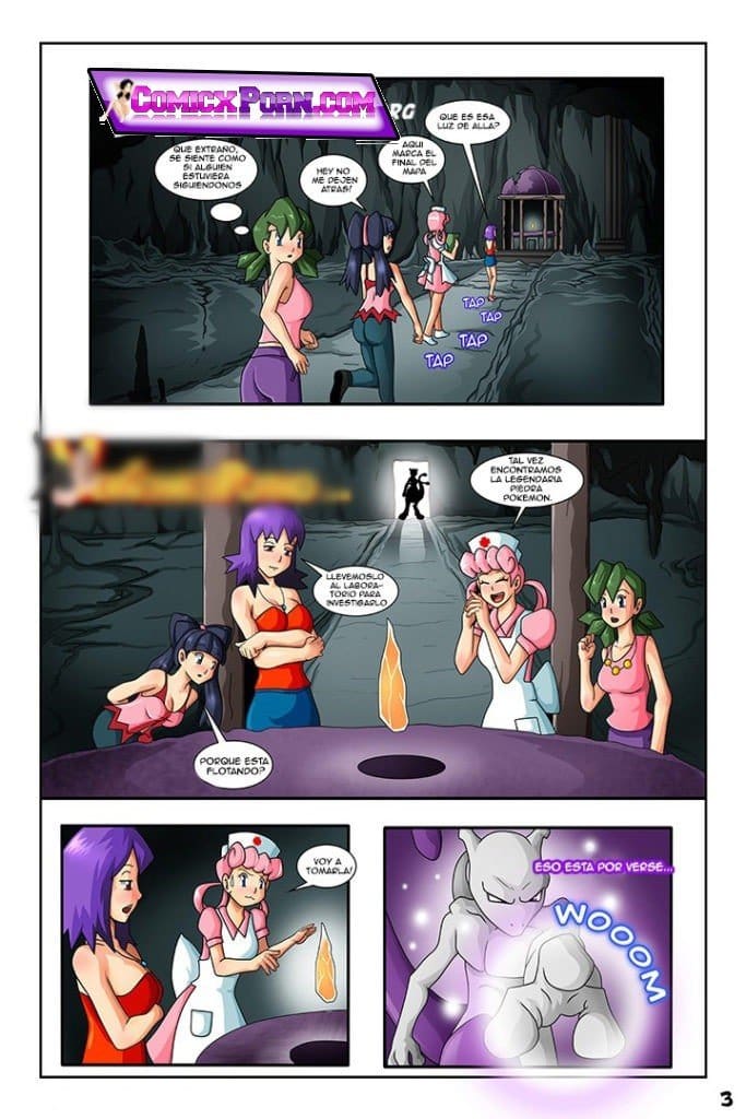 Enfermera Joy Follando con Mewtwo Porno Pokemon comics en español hentai pokemongoxxx 4