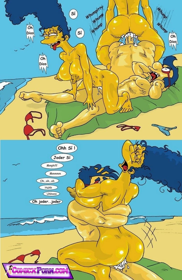 Marge en la Playa 11