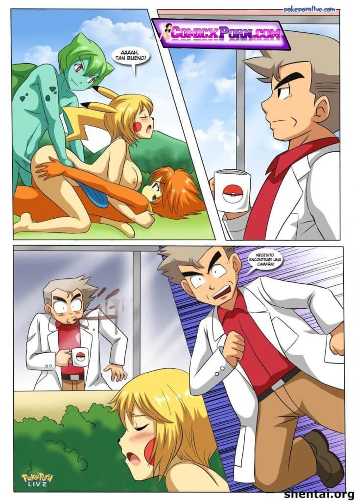 Pikachu Porno Misty Cosplay desnuda follando con Ash 14