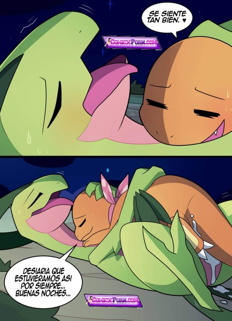 Porno Pokemon Charmander y Grovyle Komik xxx zoofilia 14