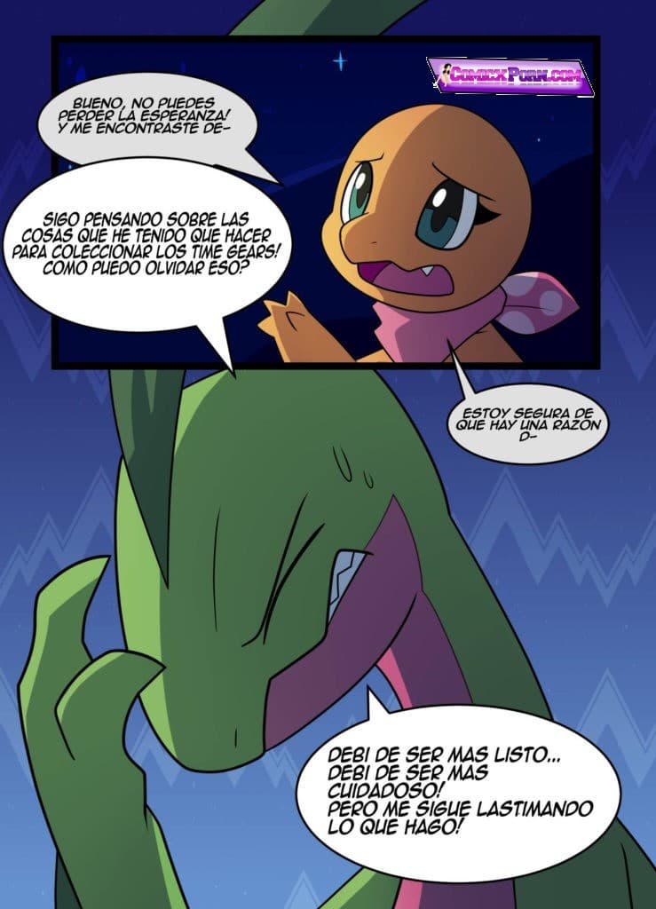 Porno Pokemon Charmander y Grovyle Komik xxx zoofilia 3