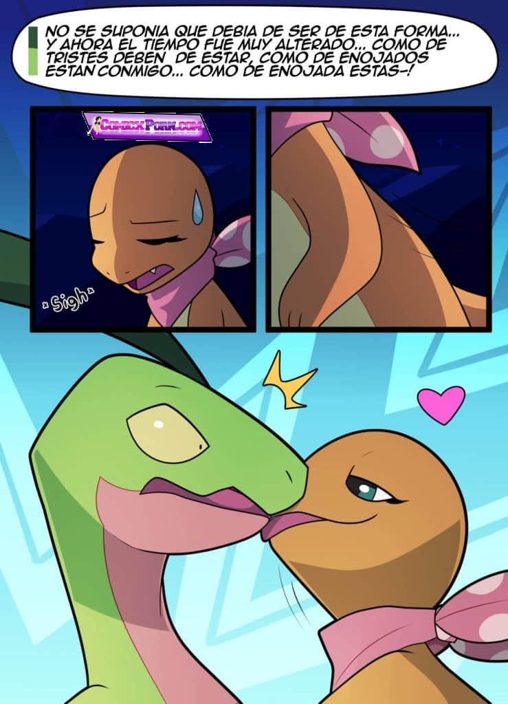 Porno Pokemon Charmander y Grovyle Komik xxx zoofilia 4