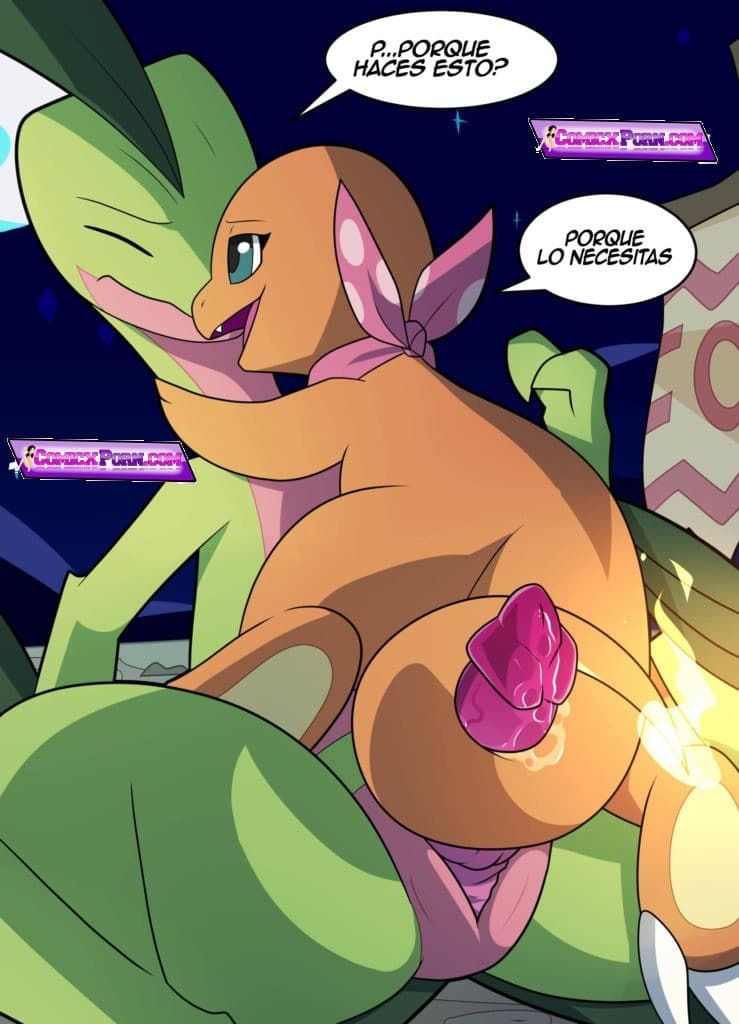 Porno Pokemon Charmander y Grovyle Komik xxx zoofilia 7