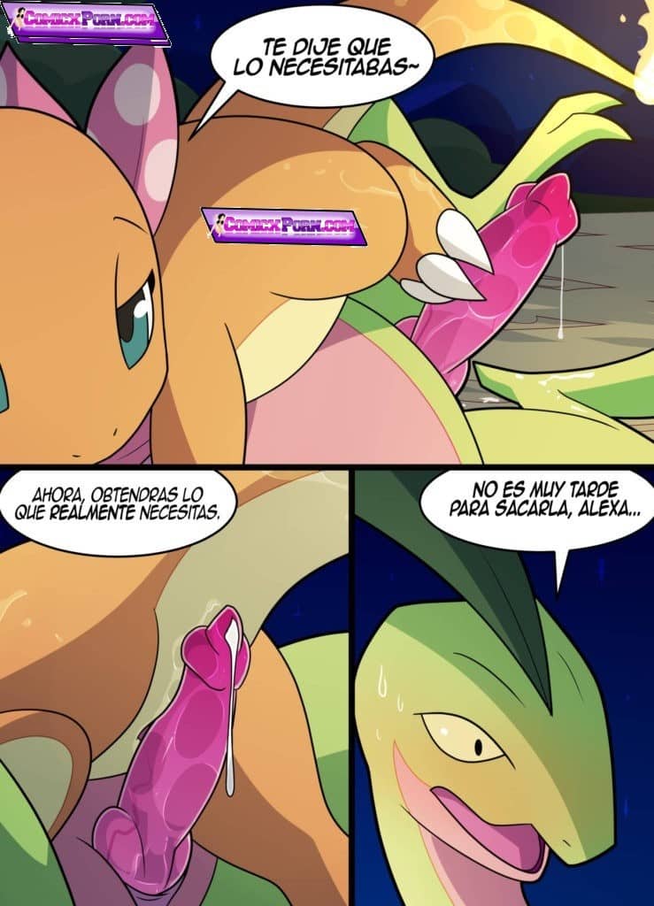 Porno Pokemon Charmander y Grovyle Komik xxx zoofilia 9