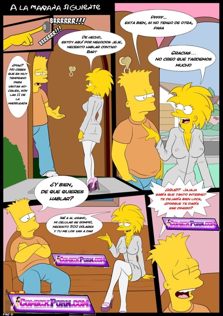 Komik Hentai Los Simpsons Maggie xxx Follando con Bart incesto 6