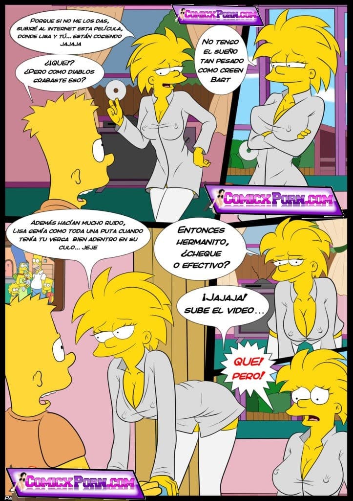 Komik Hentai Los Simpsons Maggie xxx Follando con Bart incesto 7