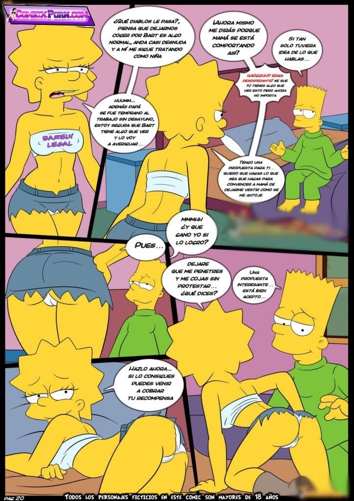 Los Simpsons Porno incesto Marge y Bart Follando 21