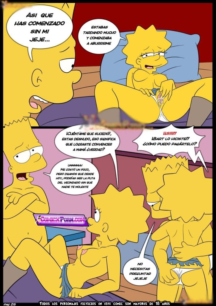 Los Simpsons Porno incesto Marge y Bart Follando 27