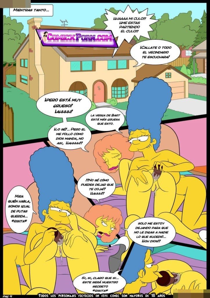 Los Simpsons xxx Edna Krabappel Follando con Bart 5