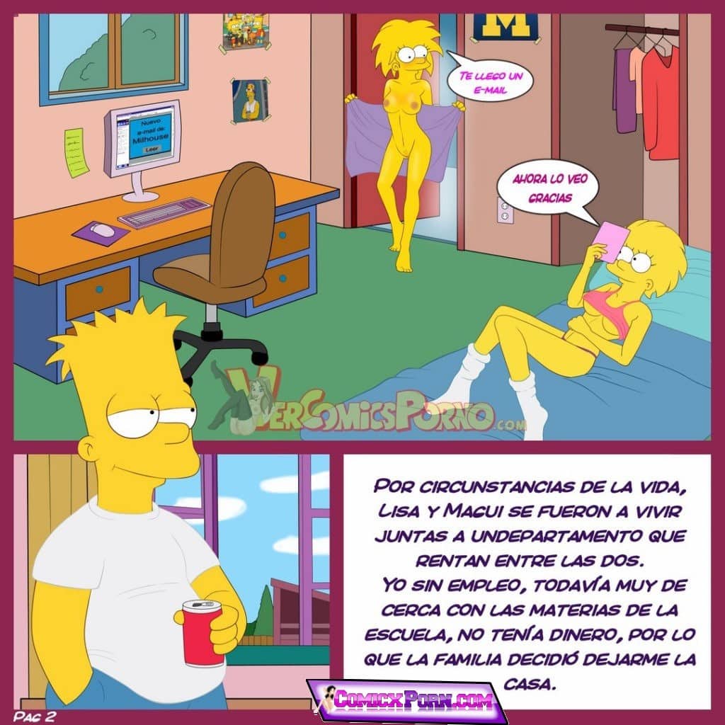 Simpsons Hentai Incesto Bart y Lisa Follando comics porno anime 3