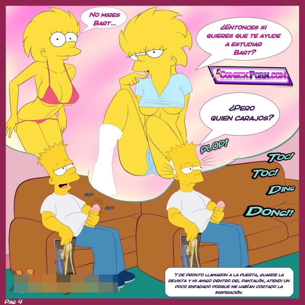 Simpsons Hentai Incesto Bart y Lisa Follando comics porno anime 5