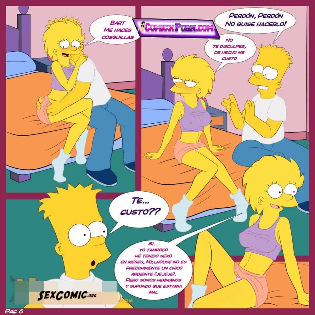 Simpsons Hentai Incesto Bart y Lisa Follando comics porno anime 7