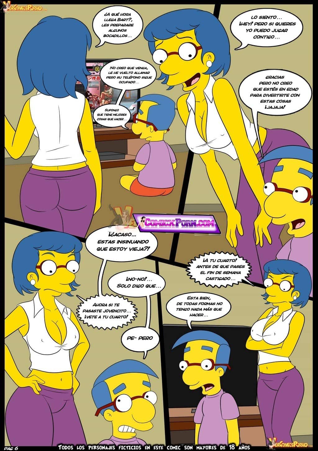comics xxx de los simpson 7