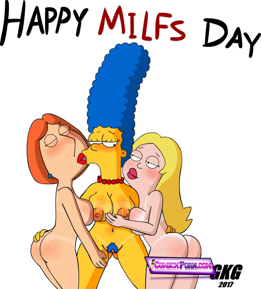 bart lisa simpson porn 36 09 4120575 American Dad Family Guy Francine Smith GKG Lois Griffin Marge Simpson The Simpsons crossover 8