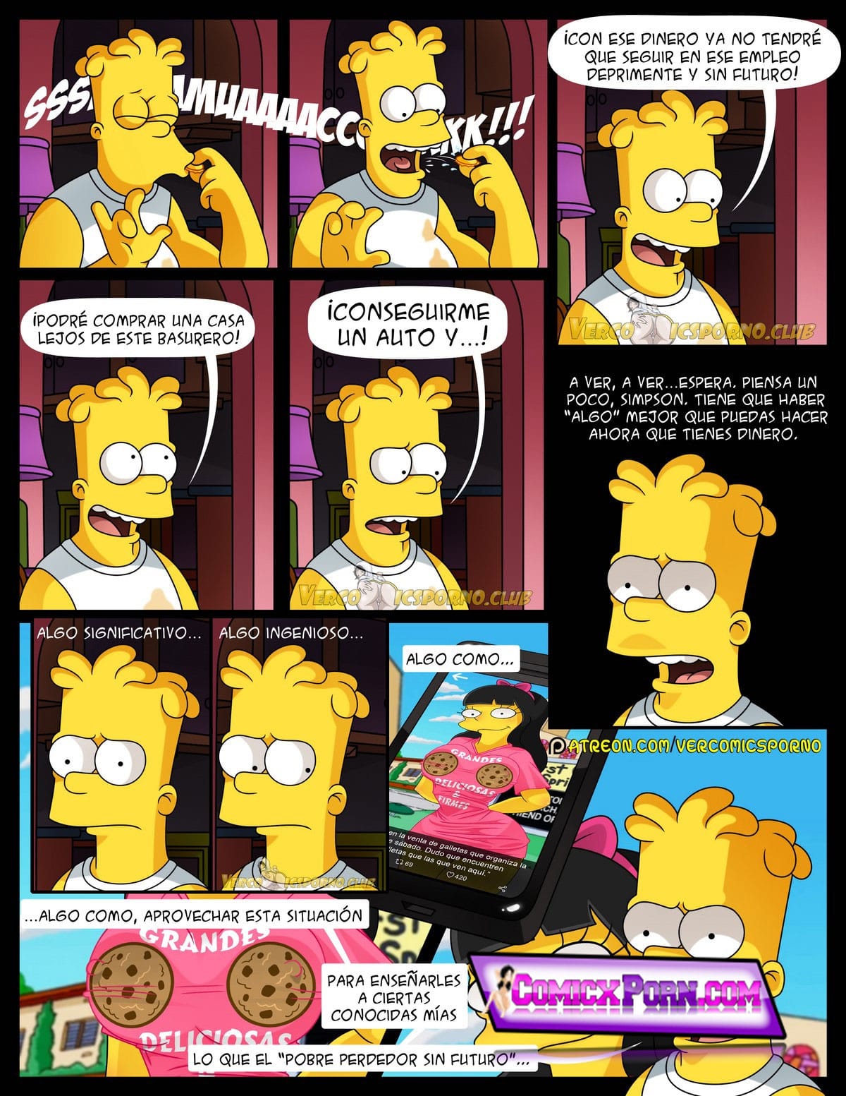 Los Simpsons No Hay Sexo Sin “EX” 58 comic porno los simpson 10