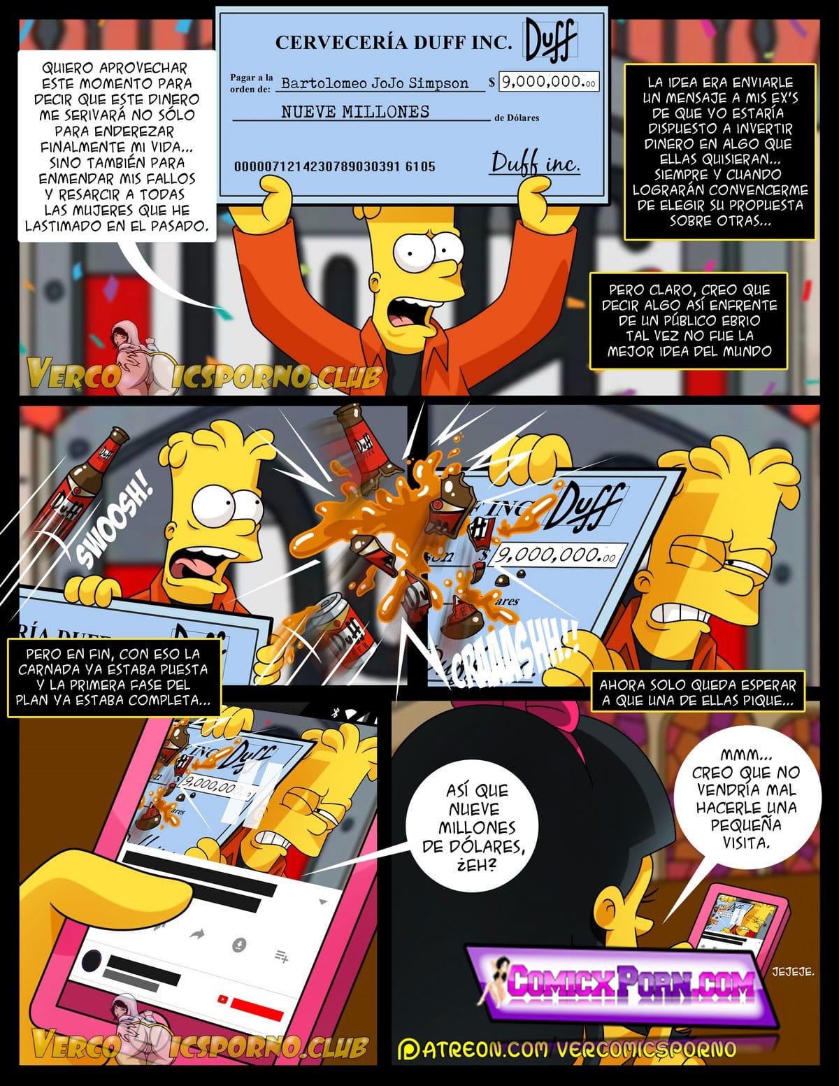 Los Simpsons No Hay Sexo Sin “EX” 60 comic porno los simpson 12