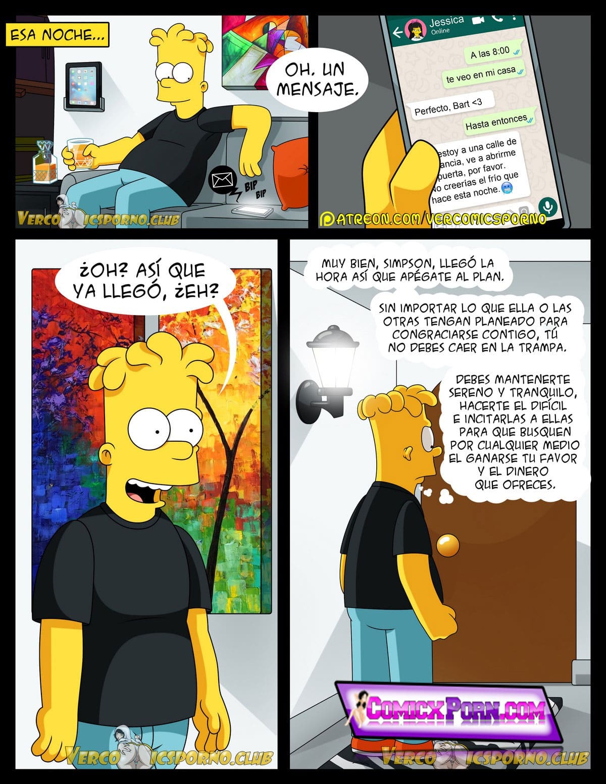 Los Simpsons No Hay Sexo Sin “EX” 61 comic porno los simpson 13