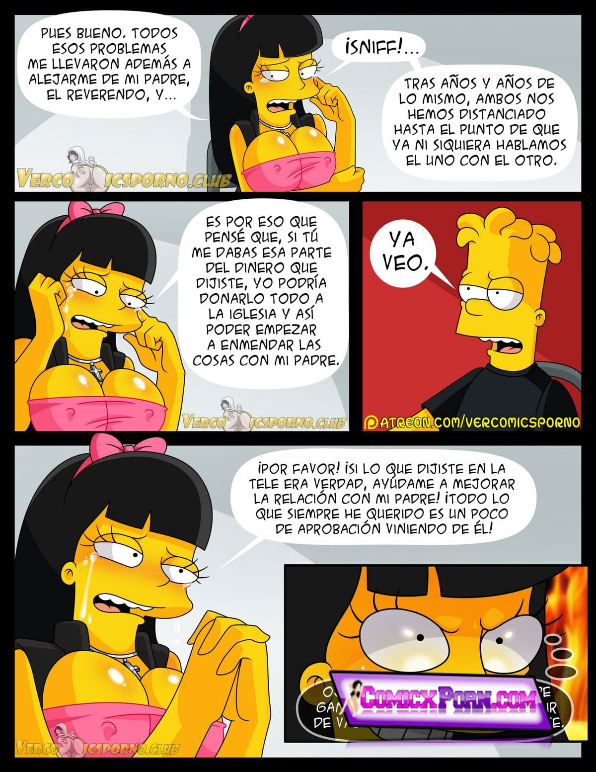 Los Simpsons No Hay Sexo Sin “EX” 67 comic porno los simpson 19