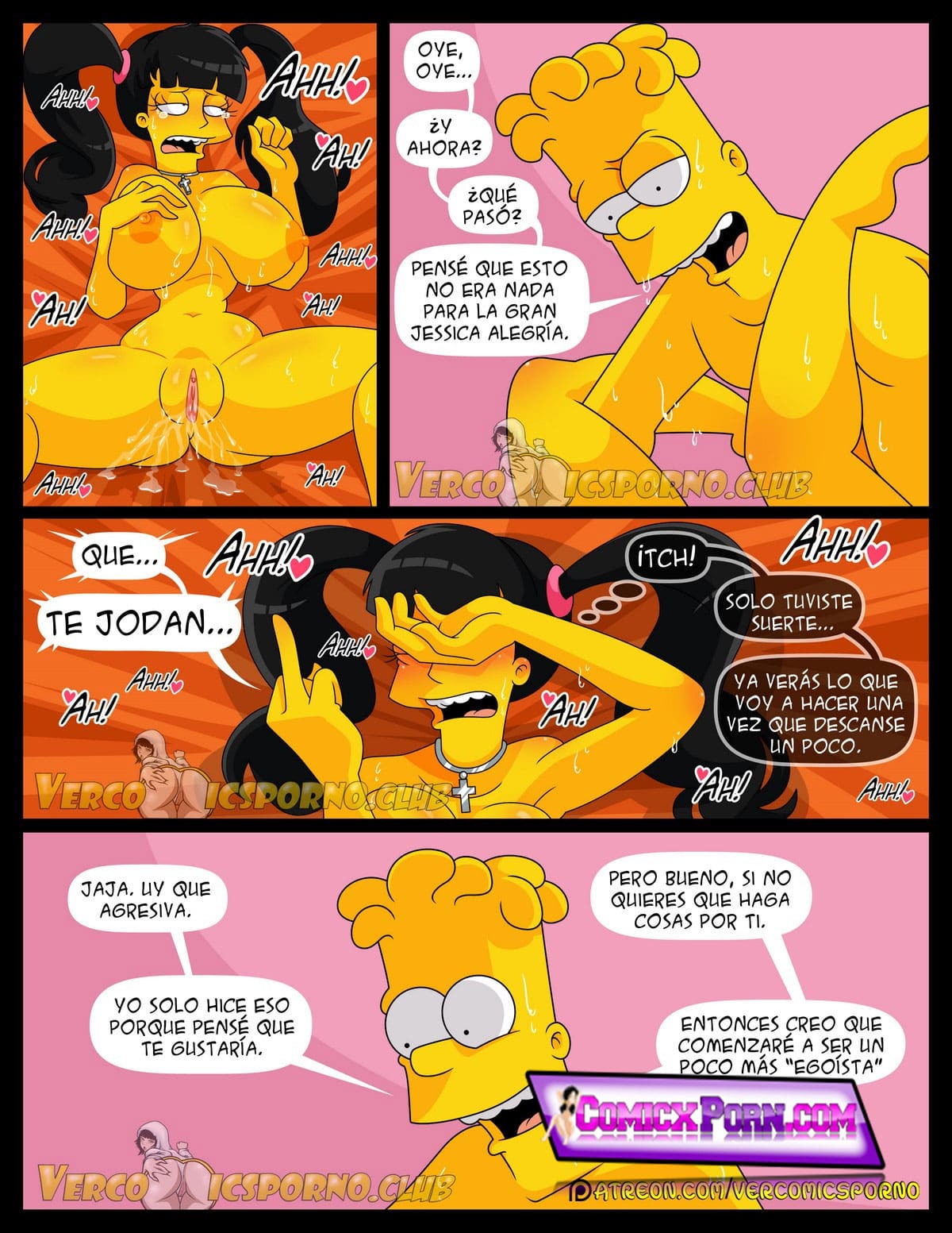 Los Simpsons No Hay Sexo Sin “EX” 79 comic porno los simpson 35