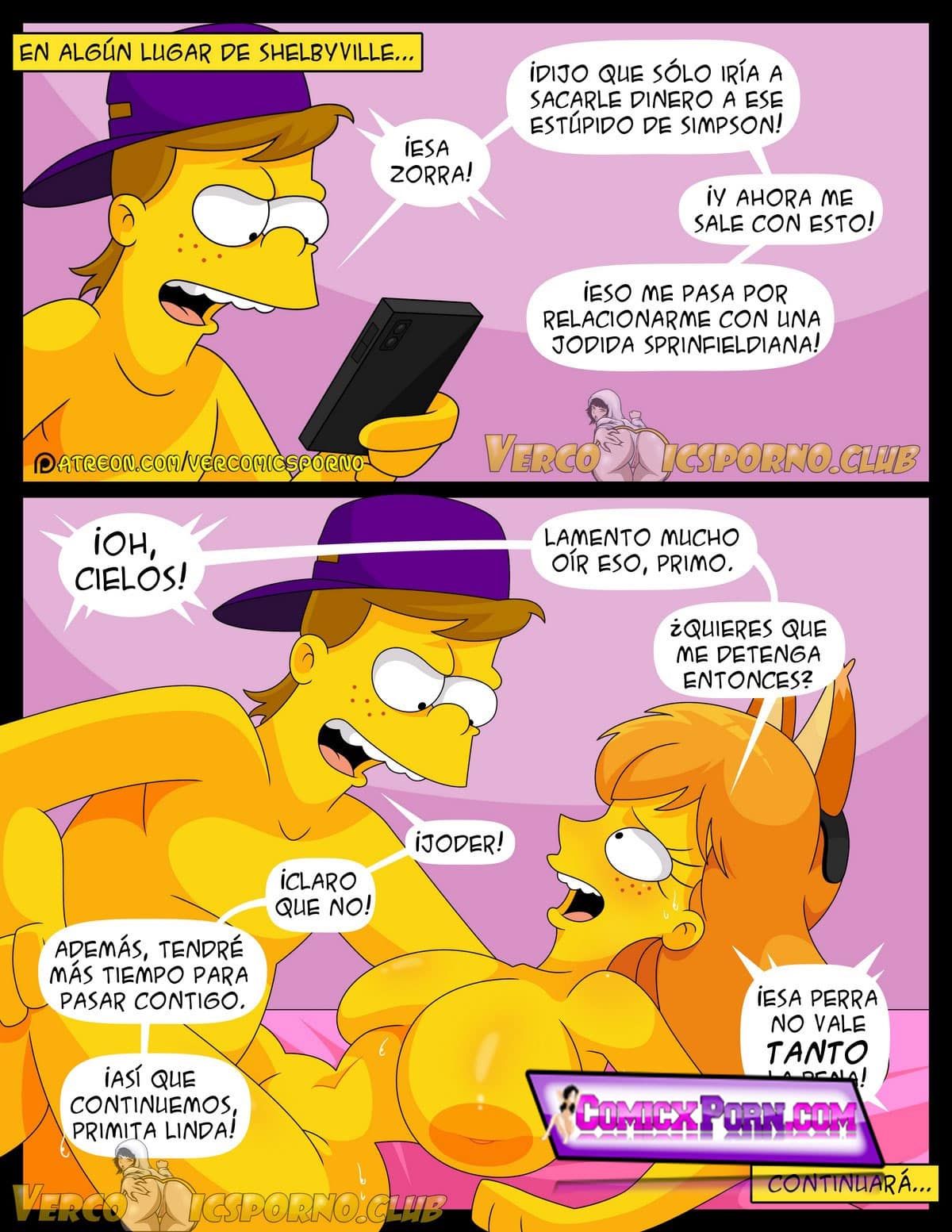 Los Simpsons No Hay Sexo Sin “EX” 94 comic porno los simpson 50