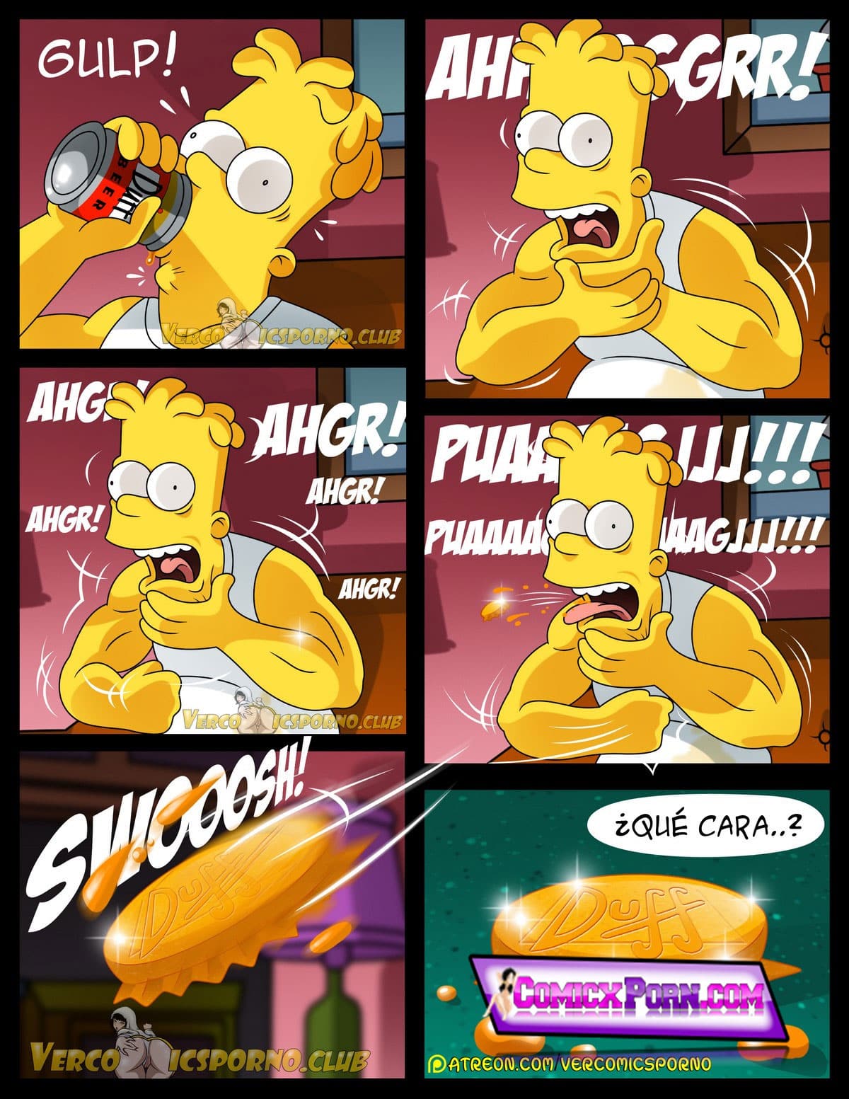Los Simpsons No Hay Sexo Sin “EX” 54 comic porno los simpson 6