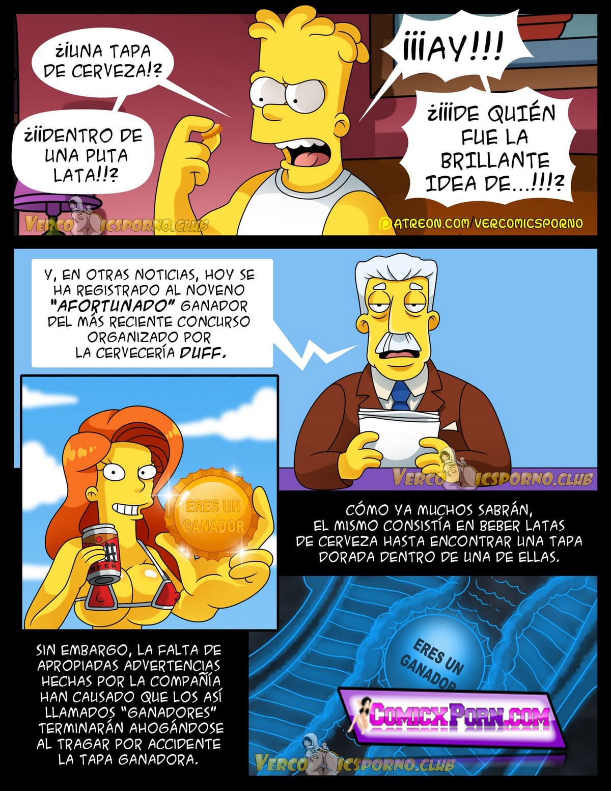 Los Simpsons No Hay Sexo Sin “EX” 55 comic porno los simpson 7