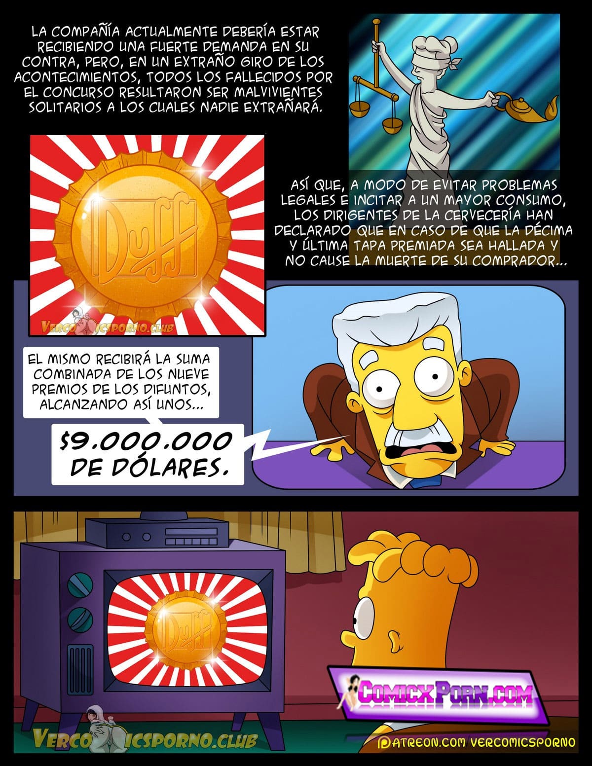 Los Simpsons No Hay Sexo Sin “EX” 56 comic porno los simpson 8
