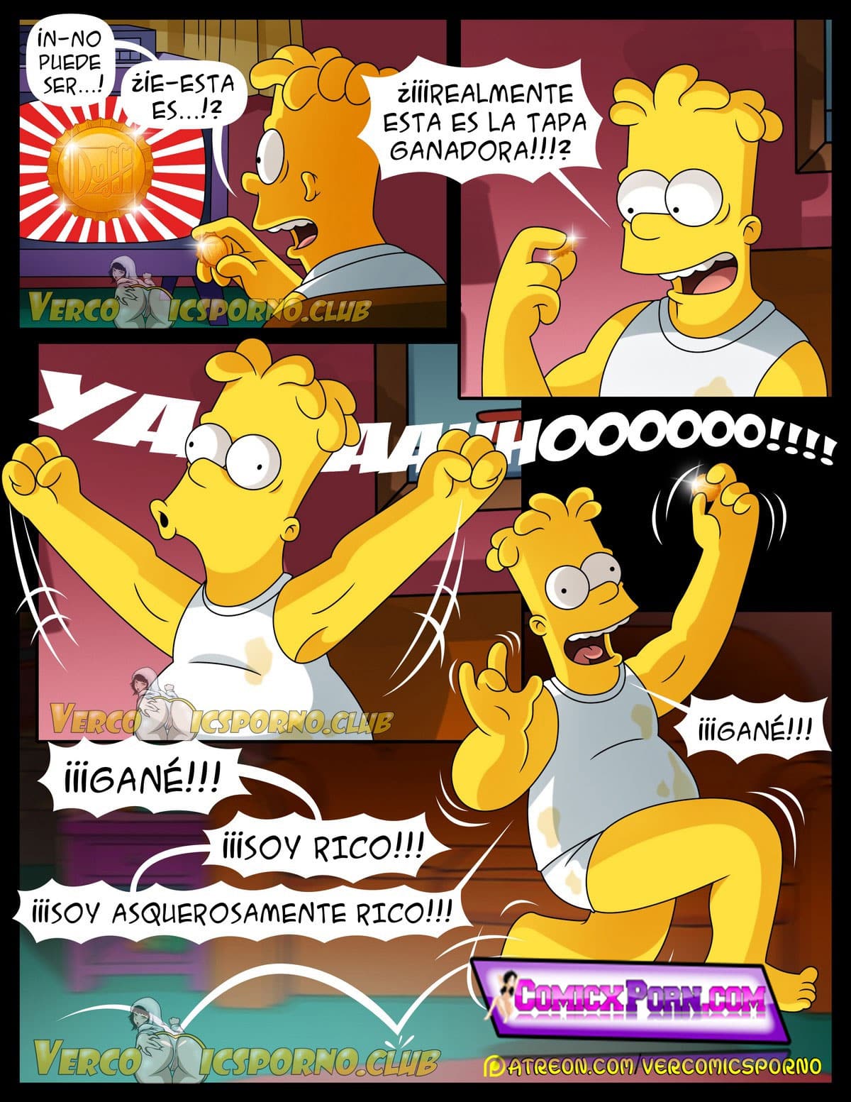Los Simpsons No Hay Sexo Sin “EX” 57 comic porno los simpson 9