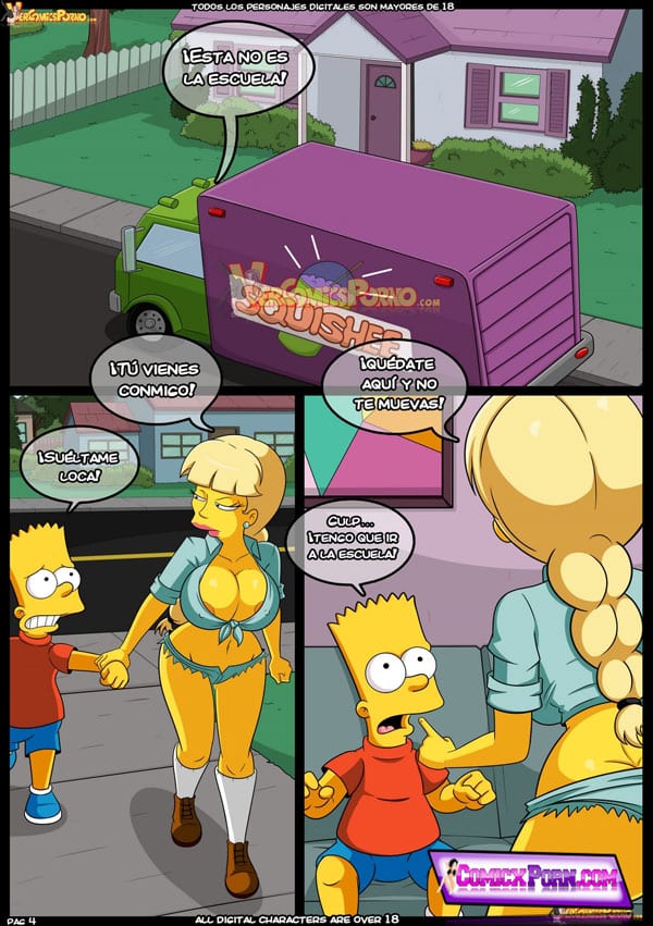Porno De Bart Simpson 47 porno de los simpson 4
