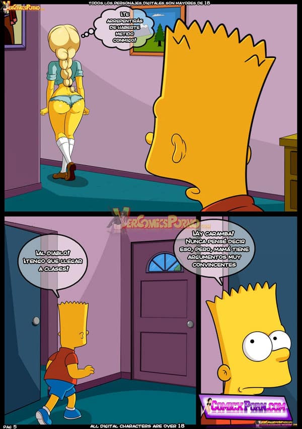 Porno De Bart Simpson 48 porno de los simpson 5