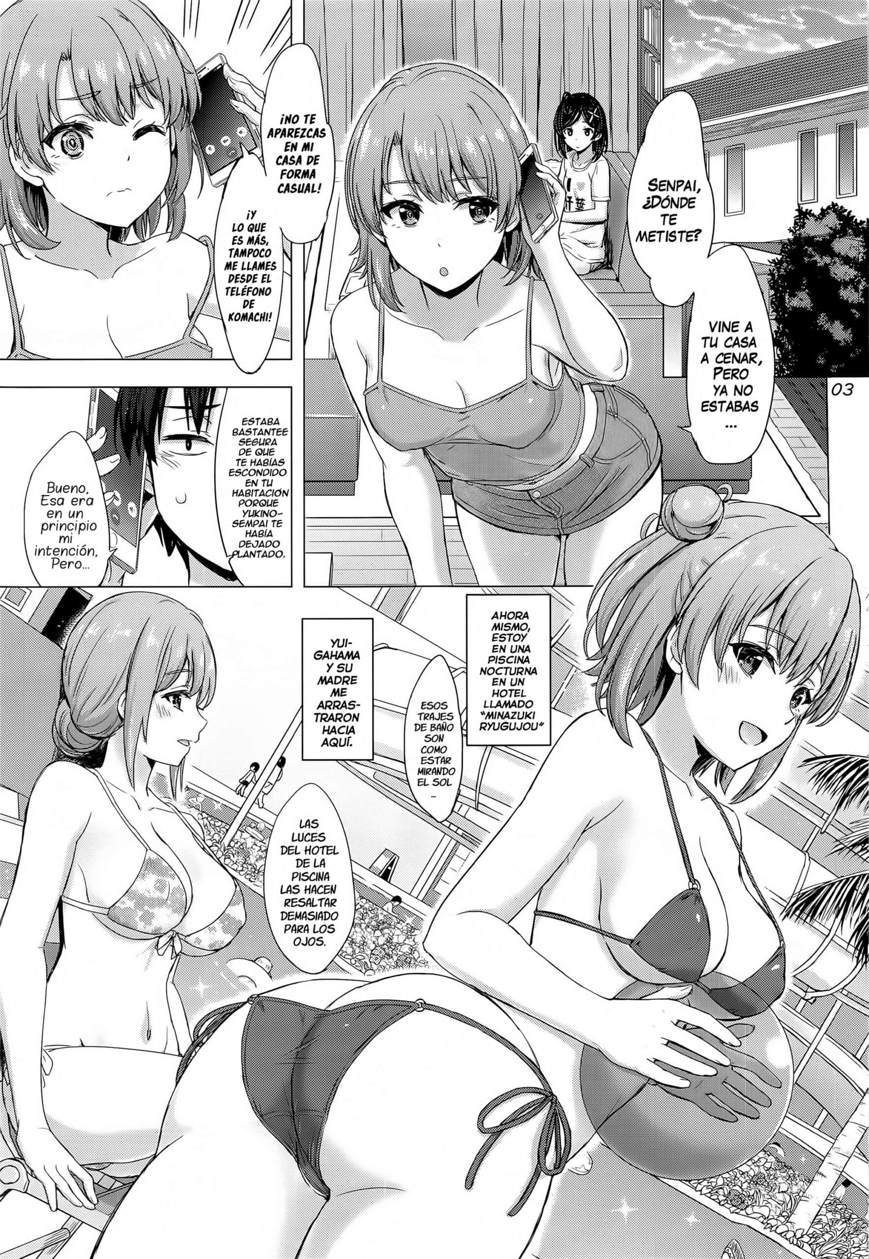 Inanaki Shiki Jounetsuteki na Natsu no Resort o Yuigahama Oyako to 02 scaled