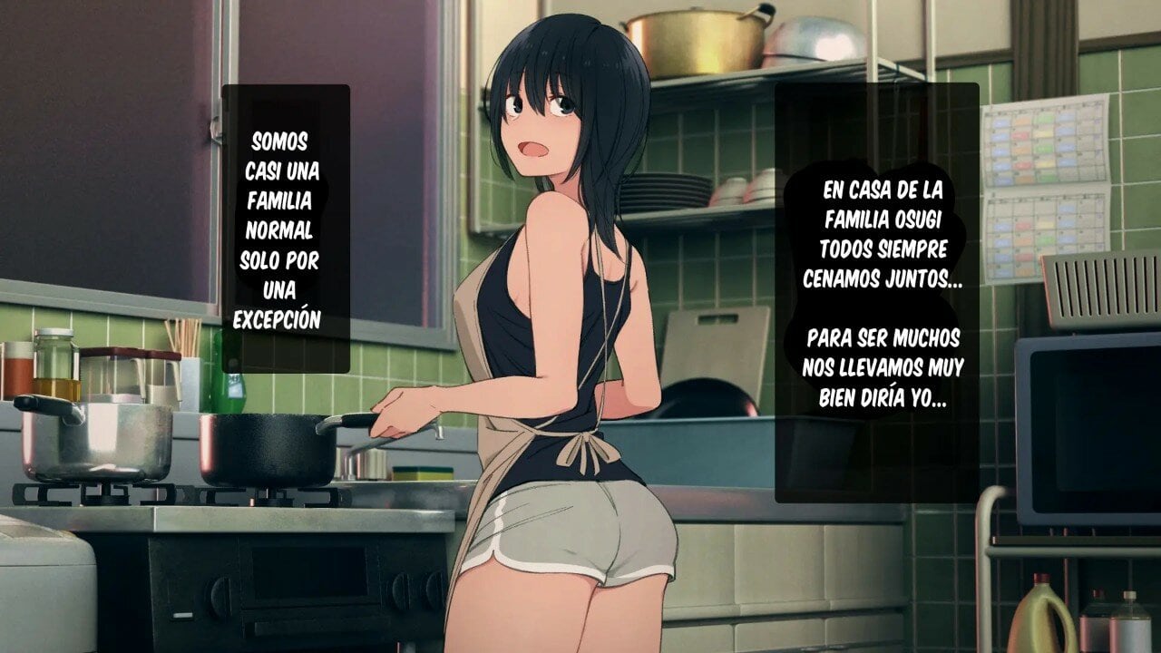 Una linda Onee chan que cuida de su numerosa familia 005