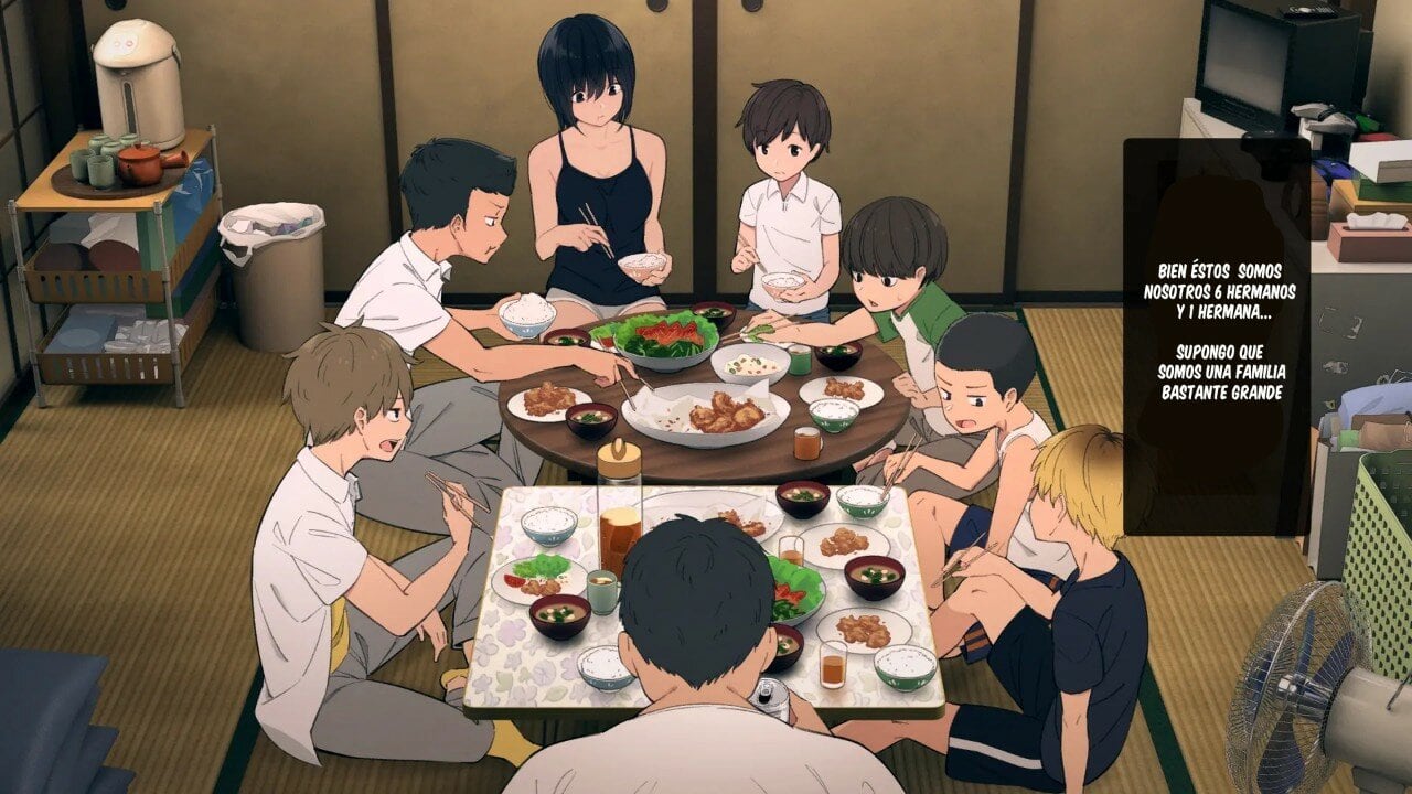 Una linda Onee chan que cuida de su numerosa familia 015