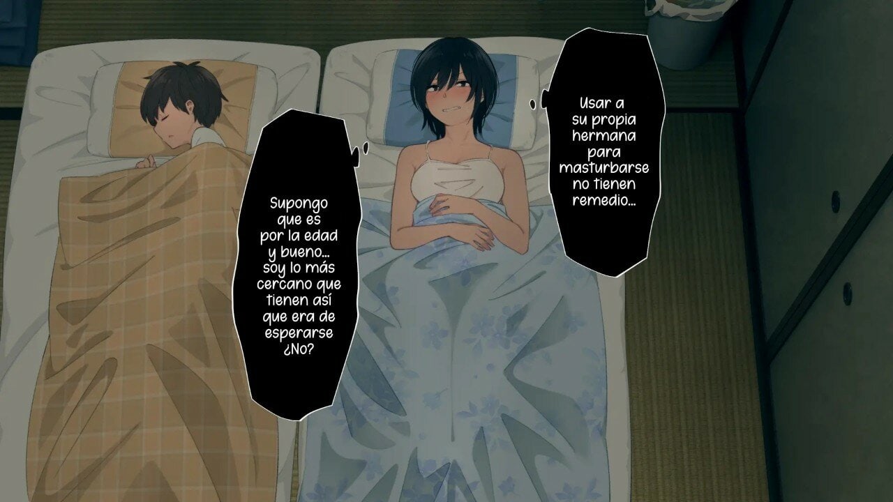 Una linda Onee chan que cuida de su numerosa familia 048