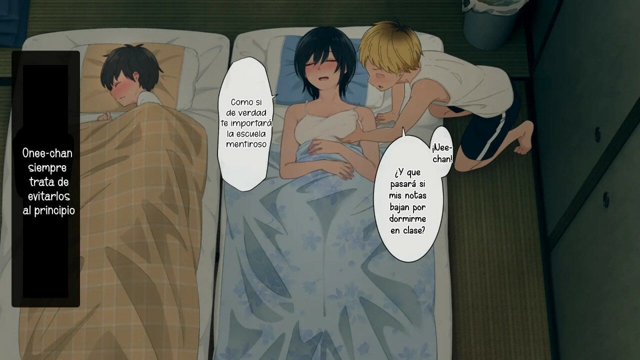 Una linda Onee chan que cuida de su numerosa familia 178