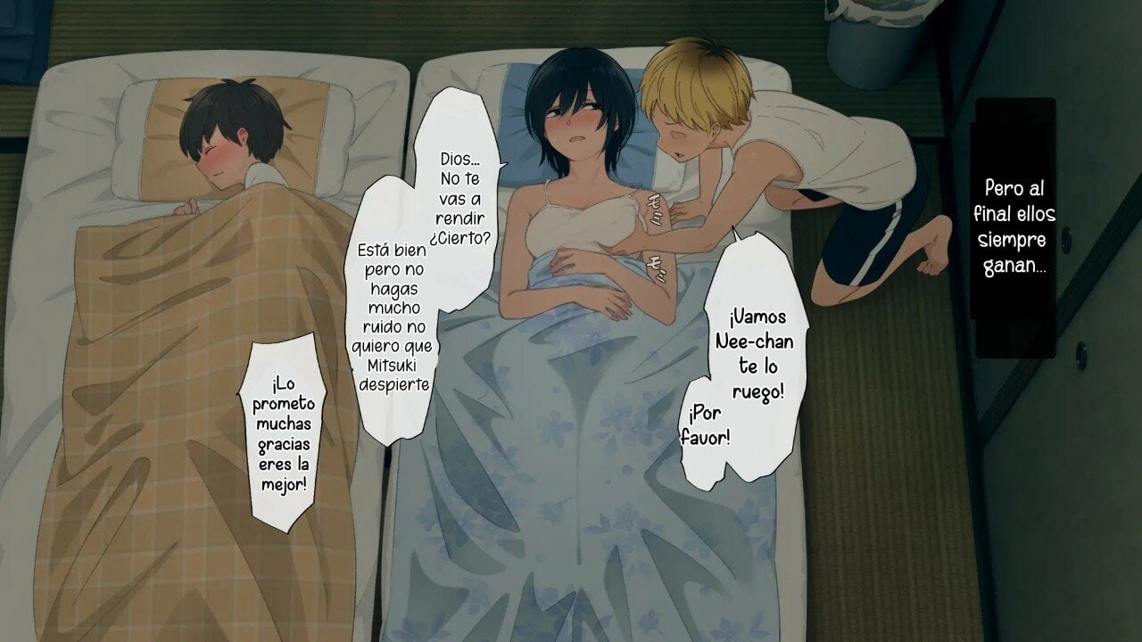 Una linda Onee chan que cuida de su numerosa familia 179