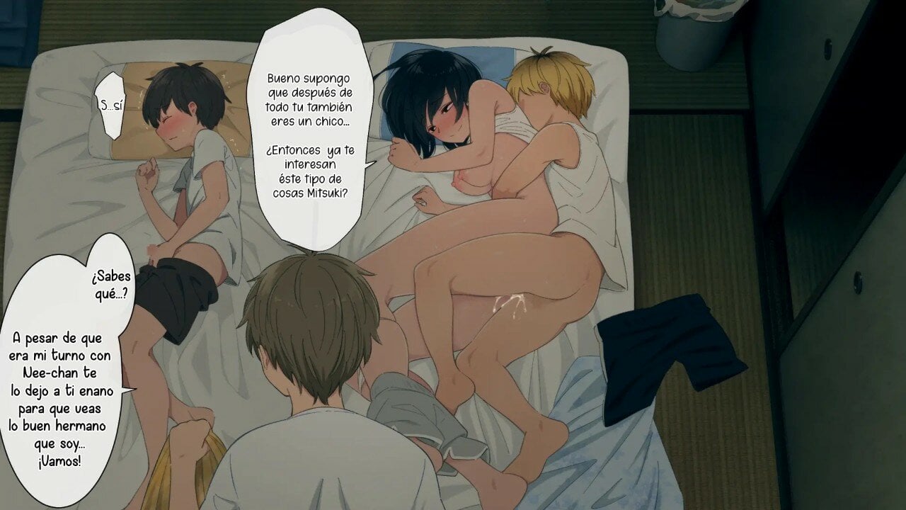 Una linda Onee chan que cuida de su numerosa familia 189