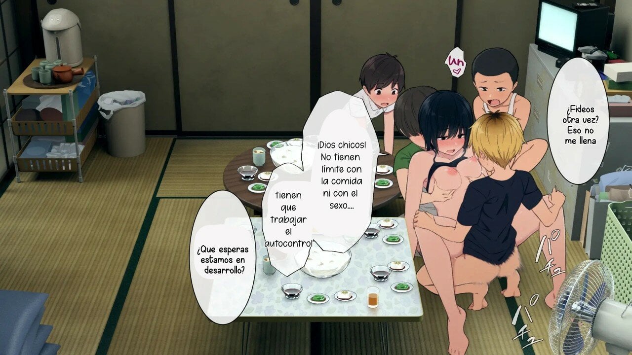 Una linda Onee chan que cuida de su numerosa familia 226 1