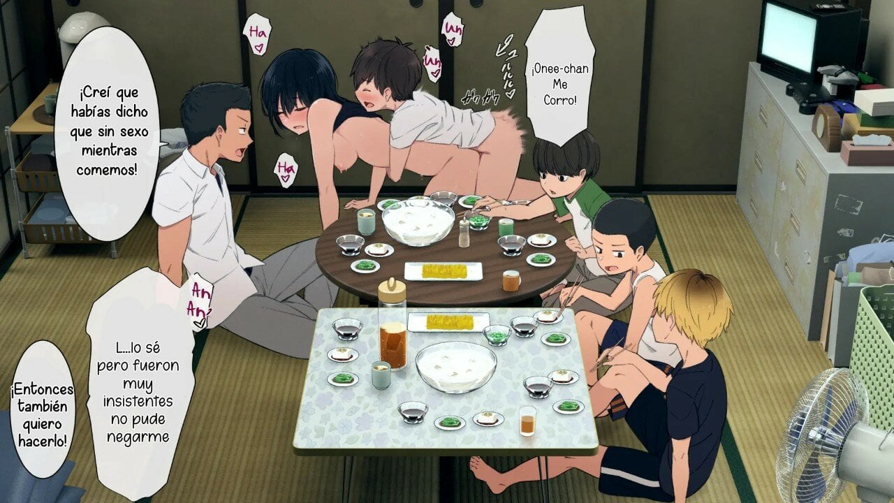 Una linda Onee chan que cuida de su numerosa familia 229 1