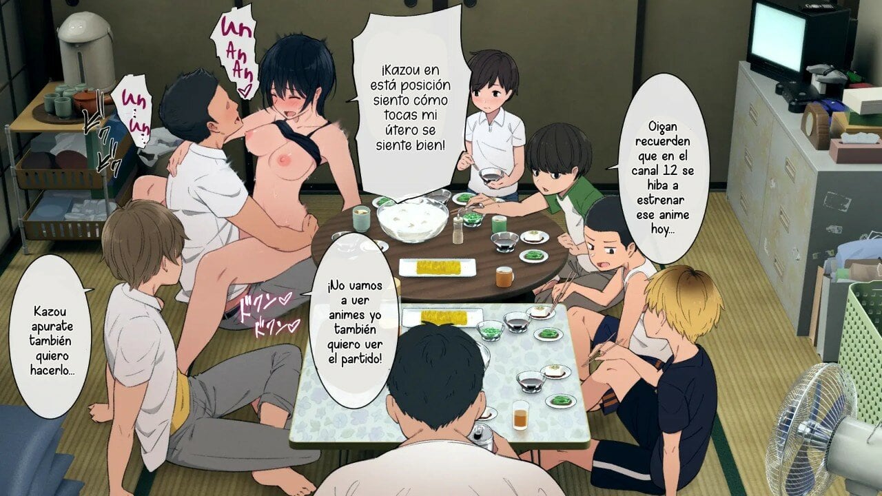 Una linda Onee chan que cuida de su numerosa familia 231 1