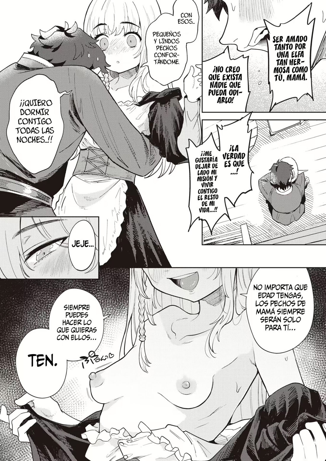 mi adoptiva mama elfa me ama tanto que no puedo irme de aventura 11