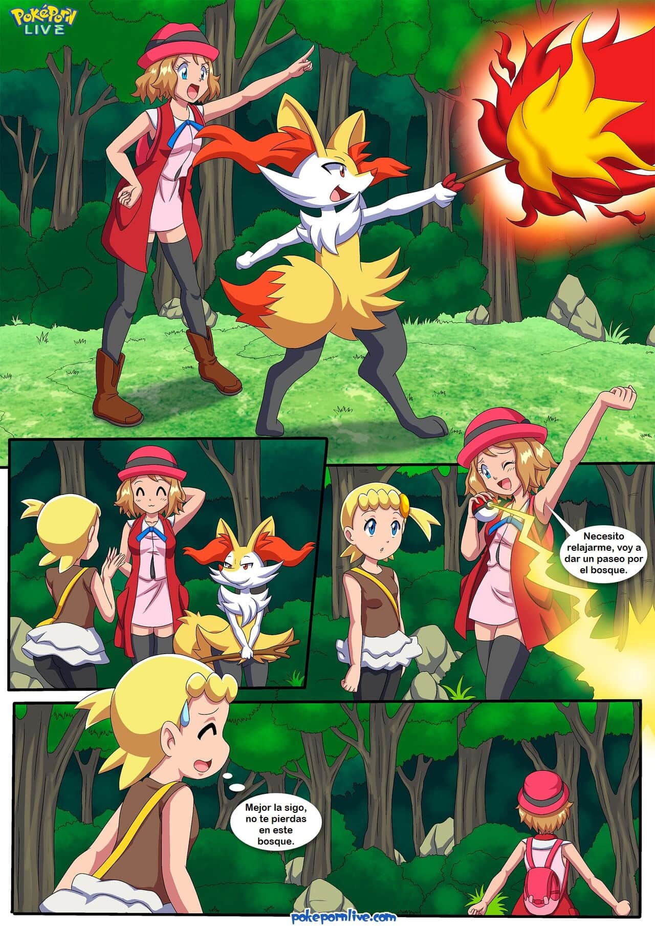 Palcomix A hot break on the forest Pokemon 01 2
