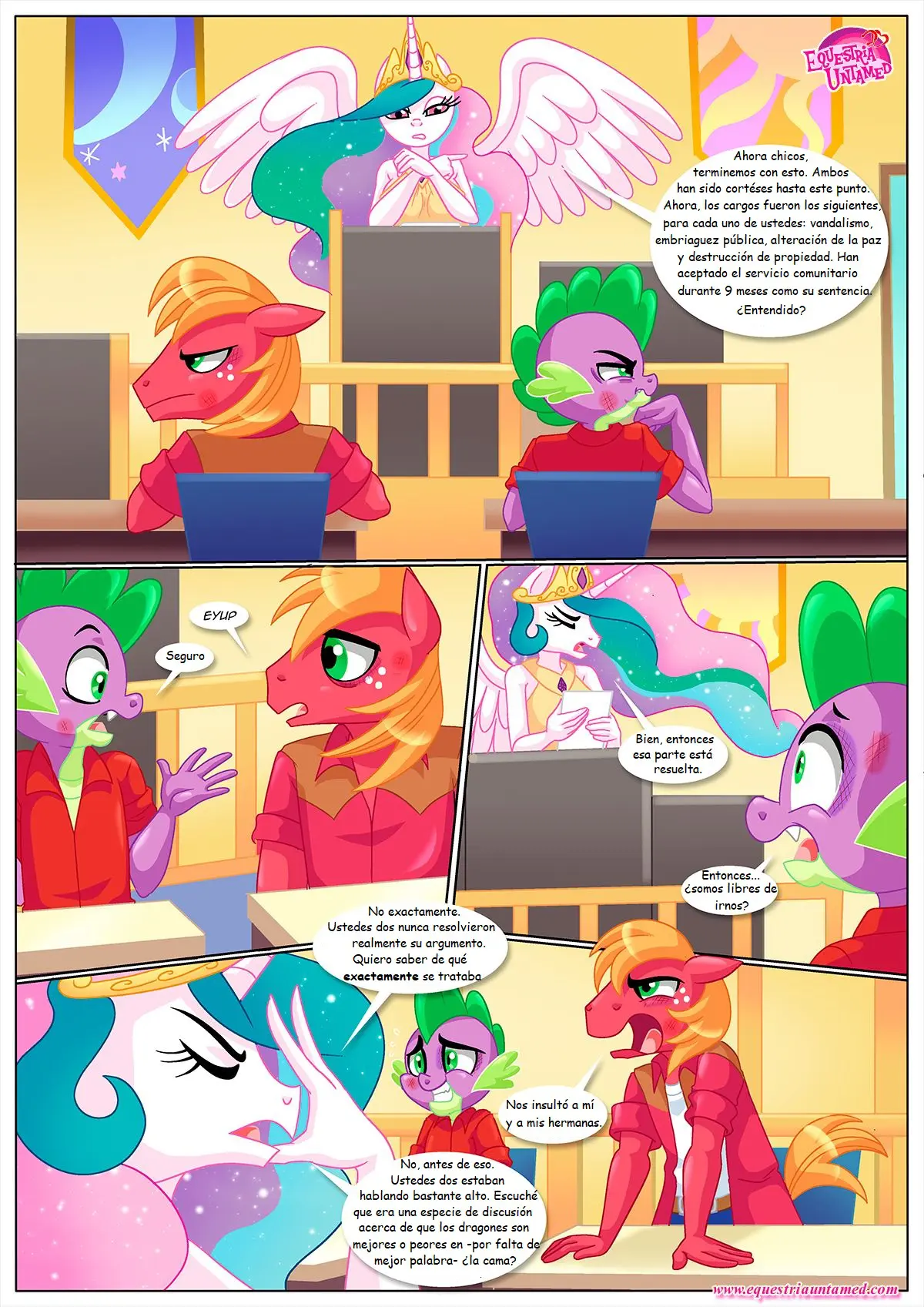 Palcomix How Equestria Settles Disputes 05