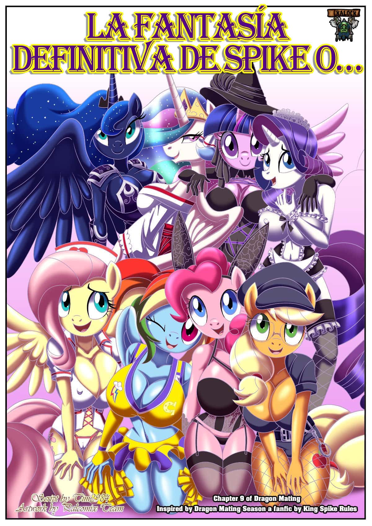 Palcomix La Fantasia Definitiva de Spike O El harem del Rey Dragon 01 1